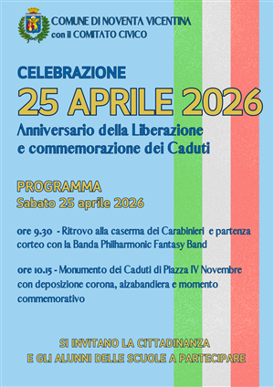Celebrazione del 25 aprile 2026