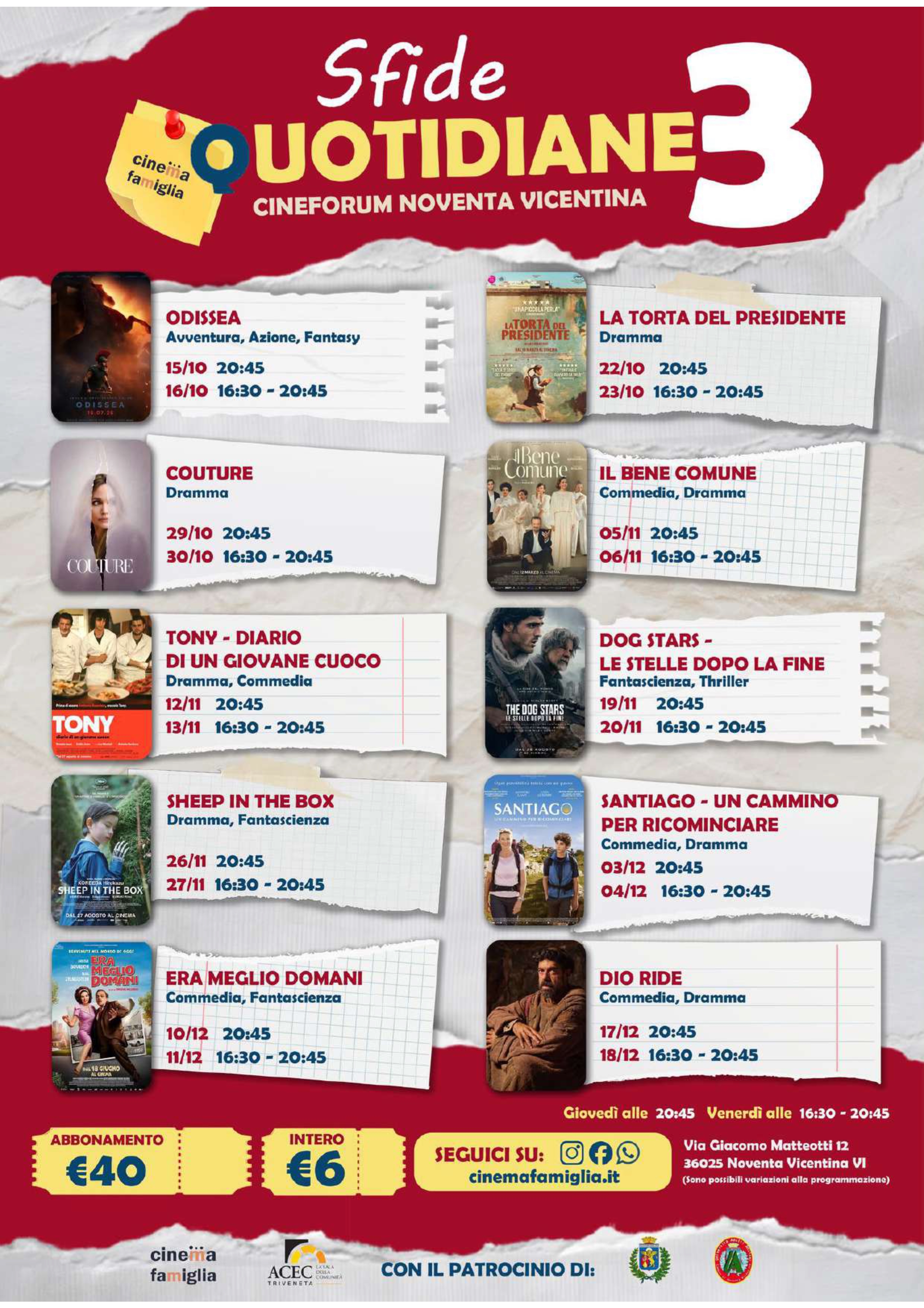 Cineforum Sfide Quotidiane 3