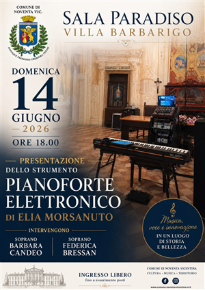 Presentazione del pianoforte elettronico di Elia Morsanuto