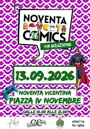 Noventa Comics 2026 - 11^ edizione